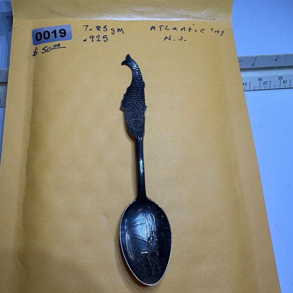 Silver Fish Handle Spoon